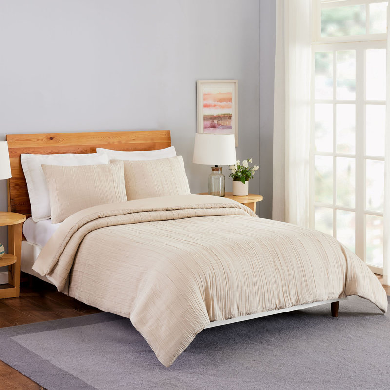 Laurel and Mayfair 100 Cotton Matelasse Duvet Cover Set Wayfair